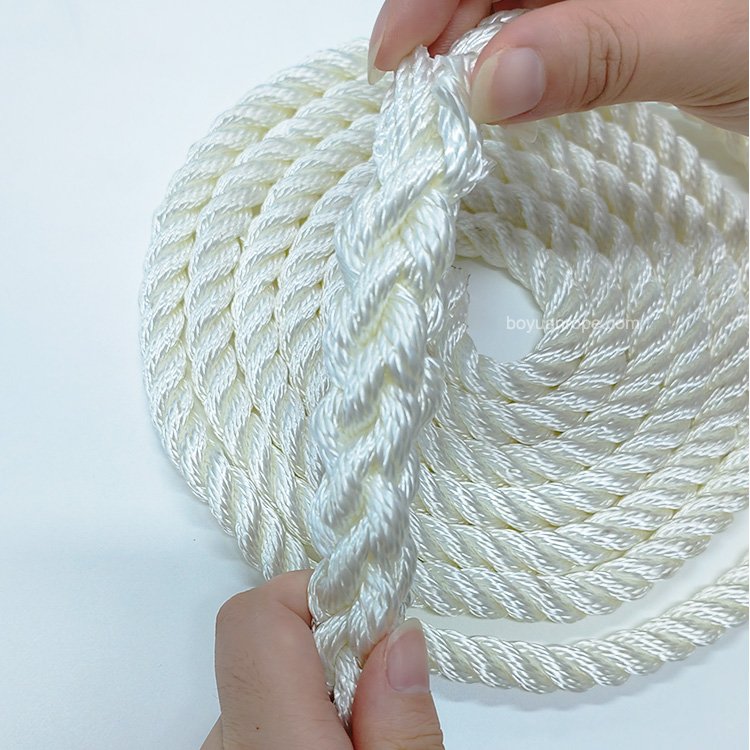 High Quality Nylon Dock Line Rope 14mm 16mm Marine Anchor for Ship & Boat Nice Quality Yacht & Anchor Rope
